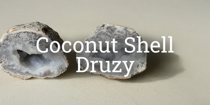 Coconut Shell Druzy